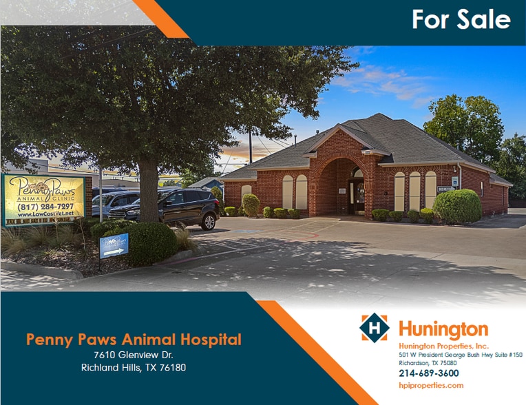 Primary Photo Of 7610 Glenview Dr, Richland Hills Veterinarian Kennel For Sale