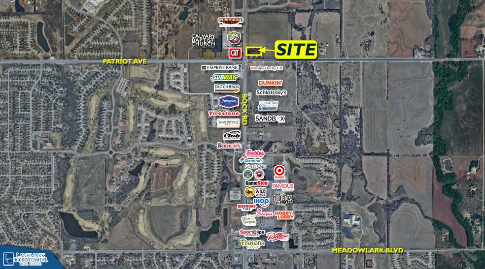 More Photos Of 2812 N. Rock Rd., Derby Land For Lease