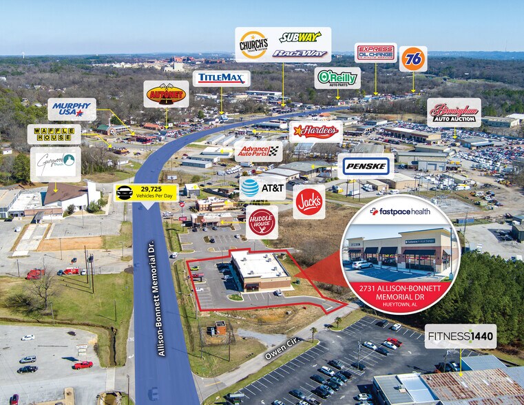 More Photos Of 2731 Allison Bonnett Memorial Dr, Hueytown Freestanding For Lease