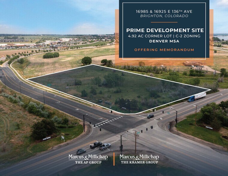 Primary Photo Of 16985 & 16925 E 136th Ave, Brighton Land For Sale