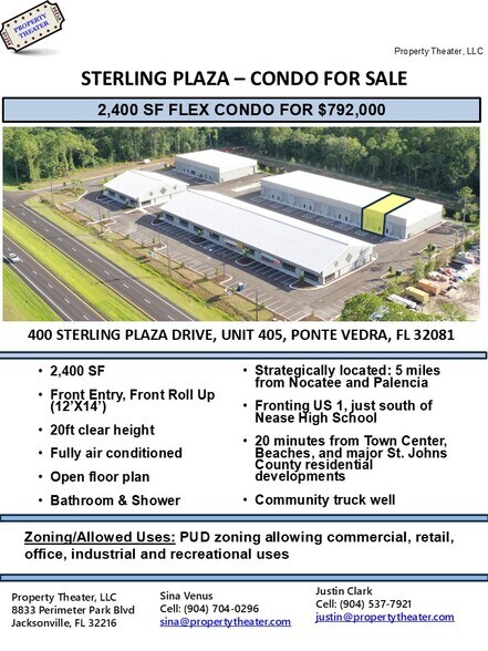 Primary Photo Of 400 Sterling Plaza Dr, Ponte Vedra Warehouse For Sale