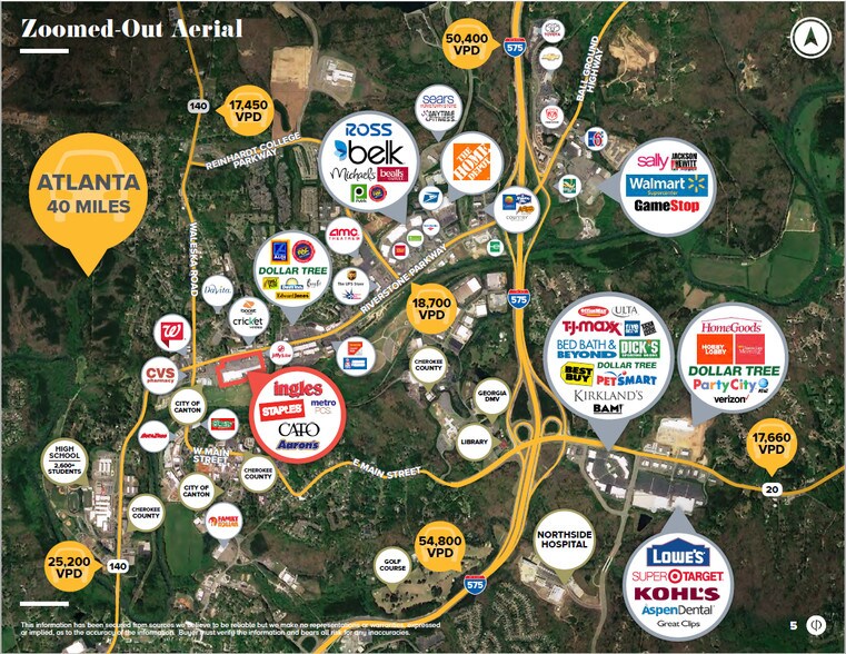 More Photos Of 104-150 Riverstone Pky, Canton General Retail For Lease