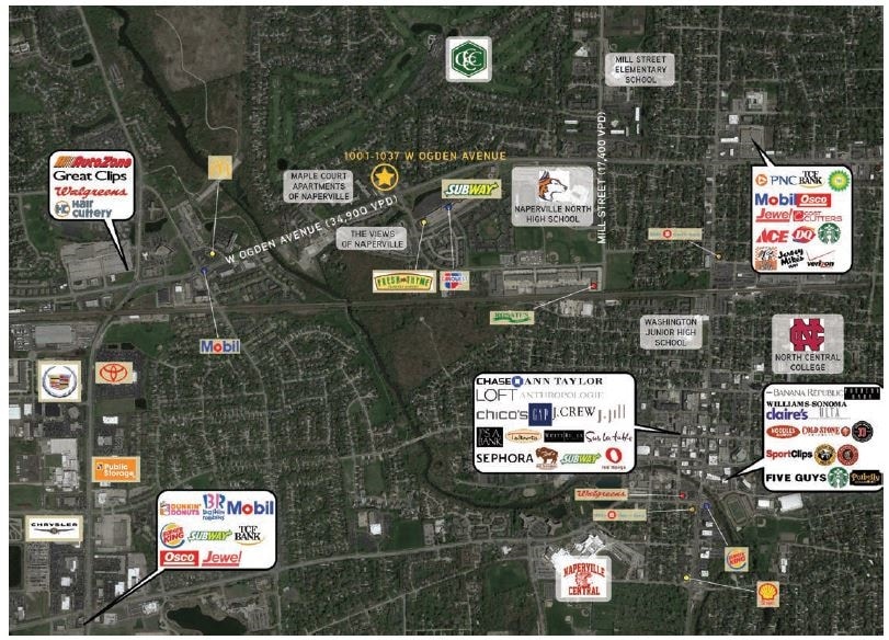 More Photos Of 1001-1037 W Ogden Ave, Naperville Unknown For Lease