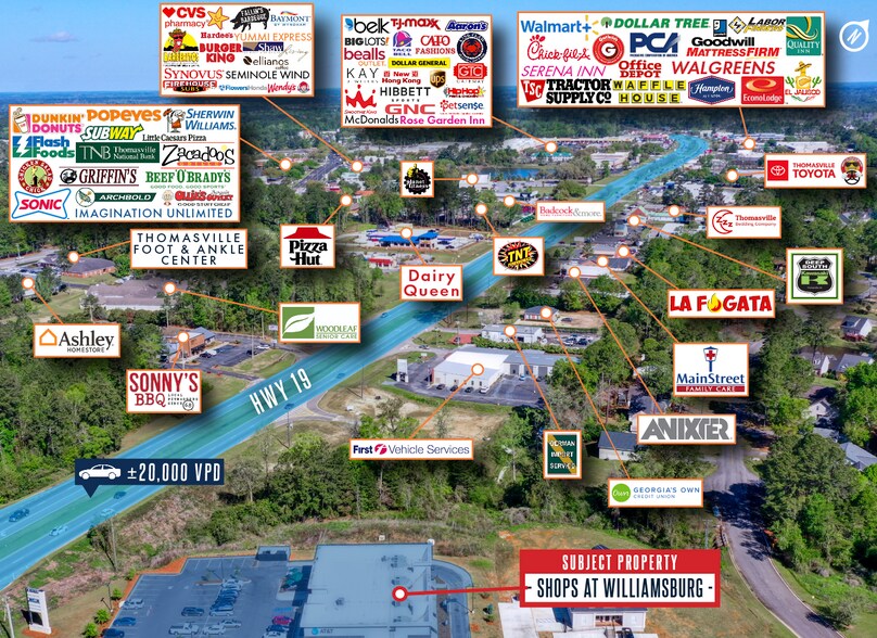 More Photos Of 15 Williamsburg Ave, Thomasville Storefront For Lease