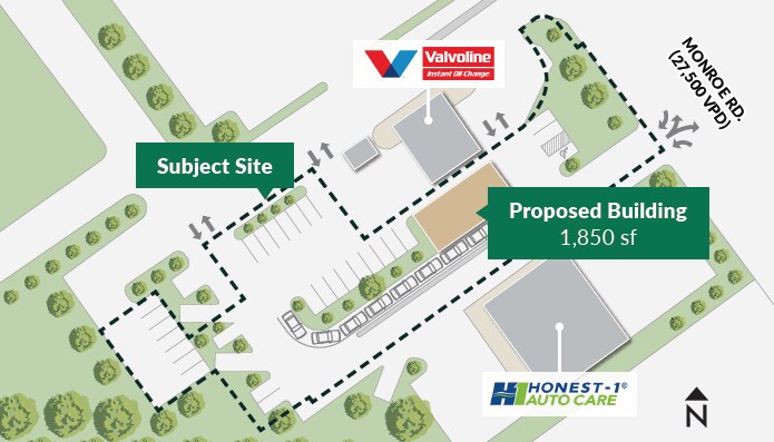 Primary Photo Of 9112 Monroe, Charlotte Land For Lease