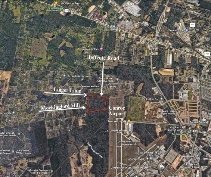 More Photos Of 0 Mockingbird Hill, Conroe Land For Sale