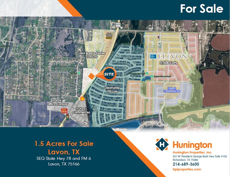 Primary Photo Of State Hwy 78 and FM 6, Lavon Land For Sale