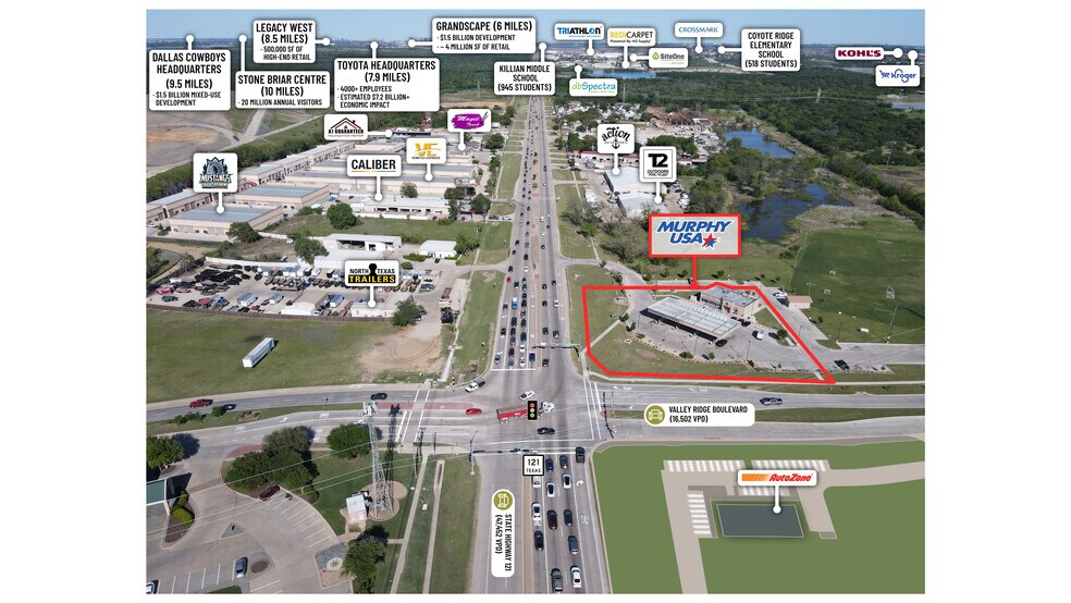 More Photos Of 960 State 121 hwy, Lewisville Freestanding For Sale