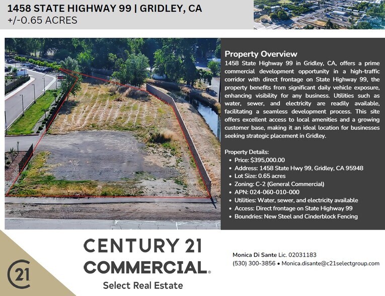 More Photos Of 1458 Highway 99, Gridley Land For Sale