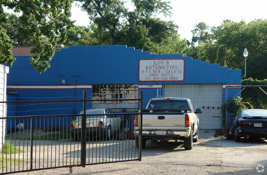 Primary Photo Of 4414 Maple Ave, Dallas Auto Repair For Lease