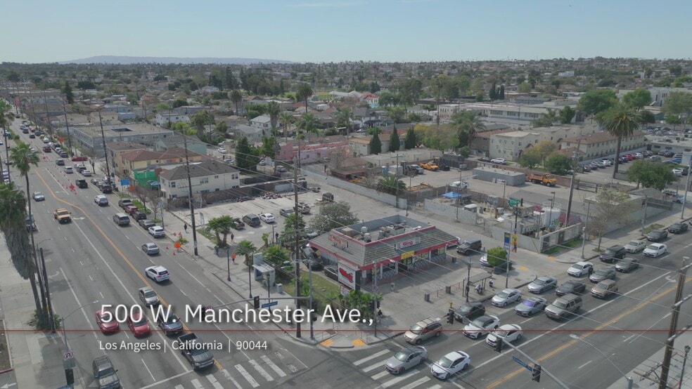Primary Photo Of 500 W Manchester Ave, Los Angeles Fast Food For Sale