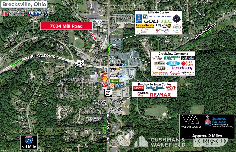 More Photos Of 7032-7034 Mill Rd, Brecksville Freestanding For Lease