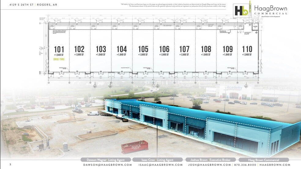 More Photos Of 4129 South 26th Street, Rogers Storefront For Lease