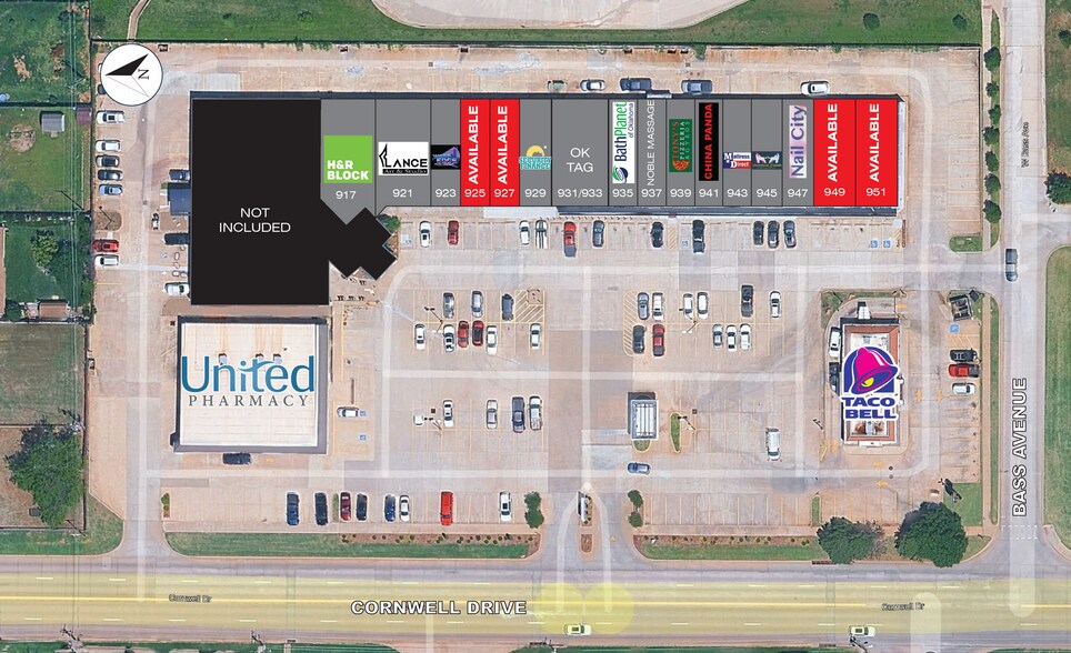 More Photos Of 917-953 Cornwell Dr, Yukon General Retail For Lease