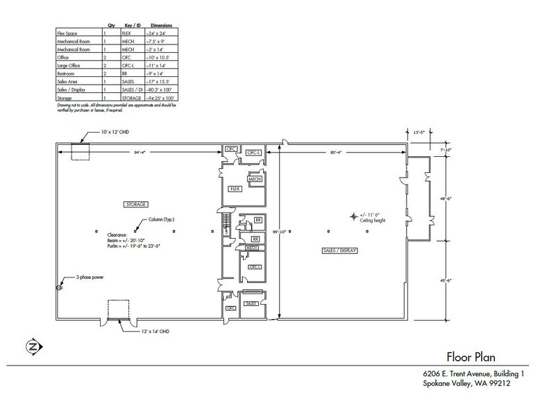 More Photos Of 6206 E Trent Ave, Spokane Showroom For Sale