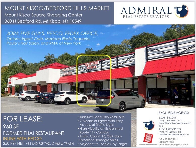 Primary Photo Of 360 N Bedford Rd, Mount Kisco Unknown For Lease