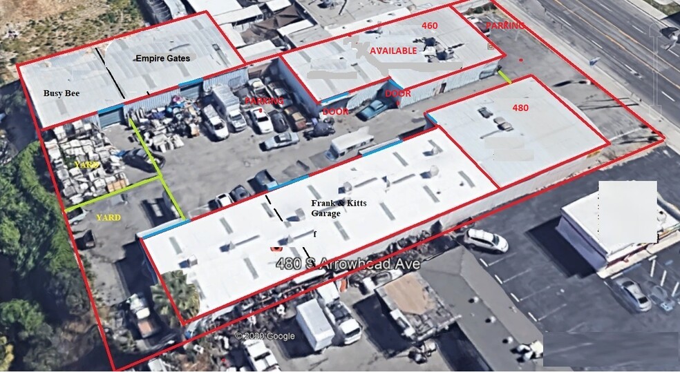 More Photos Of 460-480 S Arrowhead Ave, San Bernardino Warehouse For Lease