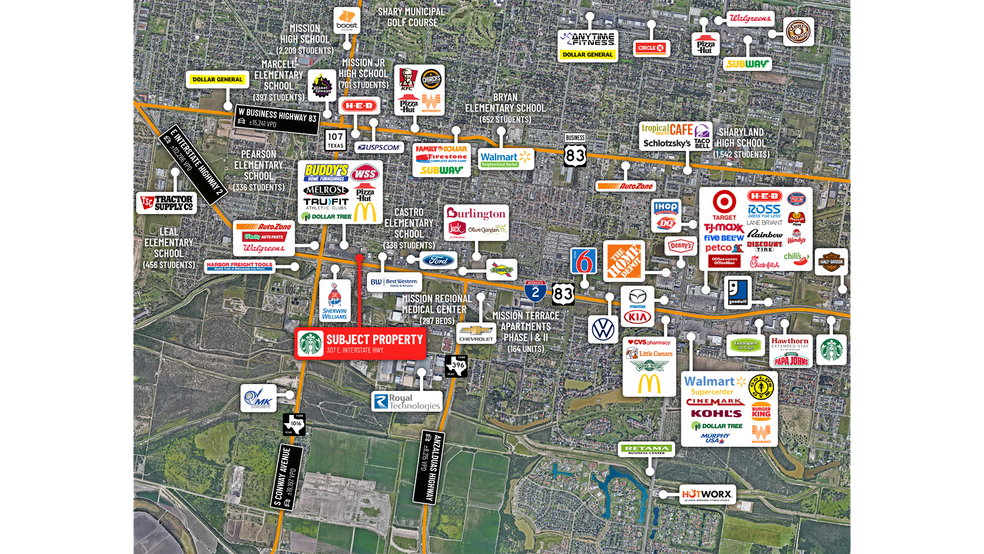 More Photos Of 307 E Expressway 83, Mission Freestanding For Sale