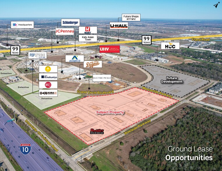More Photos Of Westside Pky @ I-10, Katy Land For Lease
