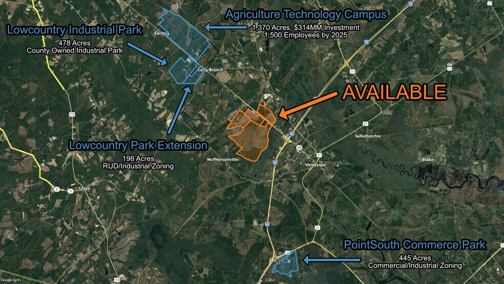 More Photos Of Highway 68, Yemassee Land For Sale