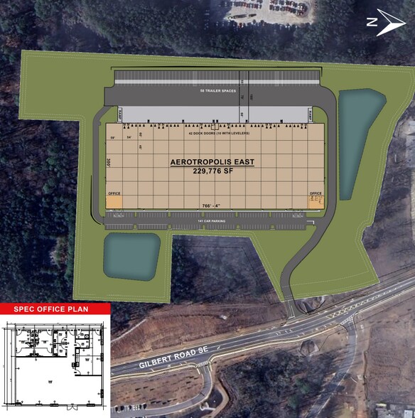 More Photos Of 3945 Gilbert Rd, Atlanta Distribution For Lease