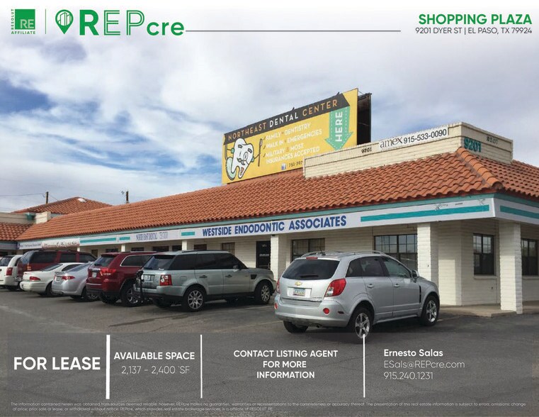 Primary Photo Of 9201 Dyer St, El Paso Storefront Retail Office For Lease