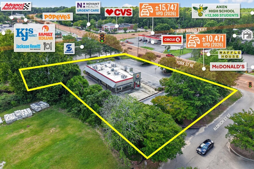 More Photos Of 1110 York St NE, Aiken Fast Food For Sale