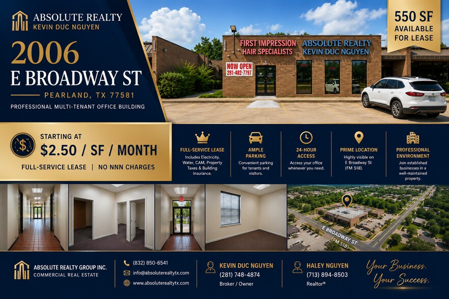 Primary Photo Of 2006 Broadway St, Pearland Medical For Lease
