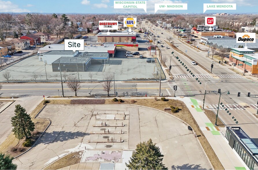 Primary Photo Of 3773 E Washington Ave, Madison Auto Repair For Lease