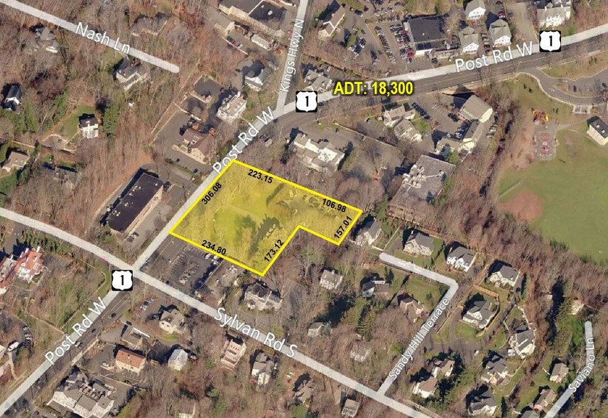 Primary Photo Of 215 Post Rd W, Westport Land For Sale