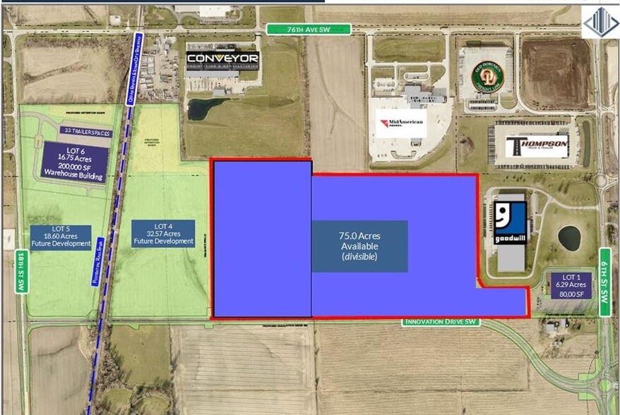 Primary Photo Of Lot 1 Innovation Drive SW, Cedar Rapids Land For Sale