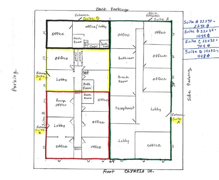 More Photos Of 106 Olympia Dr, Warner Robins Medical For Sale