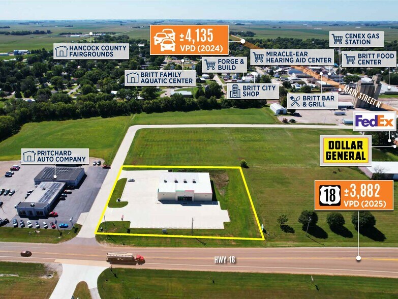 More Photos Of 970 US-18, Britt Freestanding For Lease