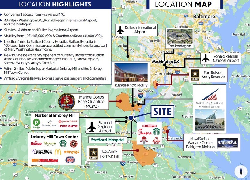 More Photos Of Courthouse Rd & Florida Rock Dr, Stafford Land For Sale