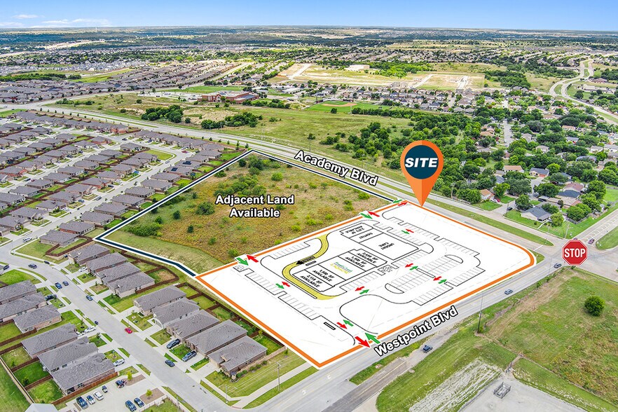 Primary Photo Of Southeast of Corner Academy & Westpoint Blvd. Fort, Fort Worth Land For Sale