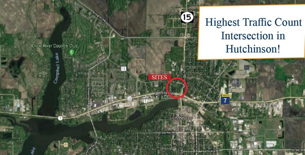 More Photos Of Corner Of Hwy 7 & Hwy 15, Hutchinson Land For Sale