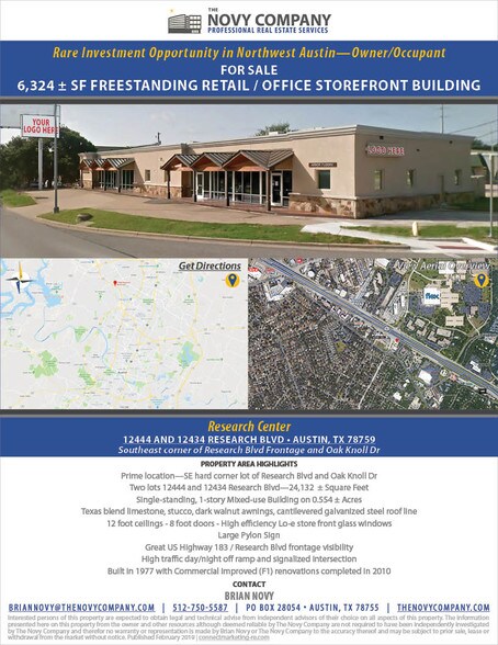 Primary Photo Of 12444 Research Blvd, Austin Storefront Retail Office For Sale