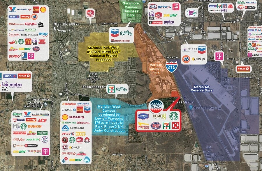 More Photos Of NEC Van Buren Blvd, Riverside Unknown For Lease