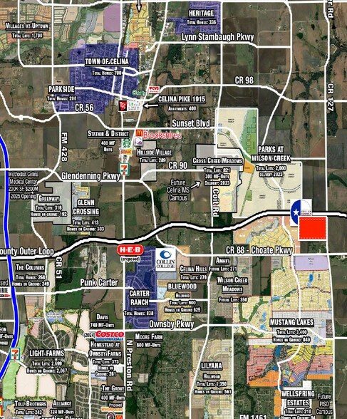 More Photos Of SWC Outer Loop & Custer Rd., Celina Land For Sale