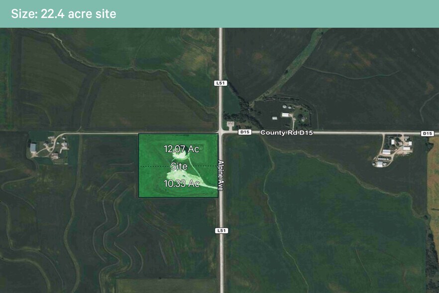 Primary Photo Of 1311-1377 Alpine ave, Holstein Land For Sale