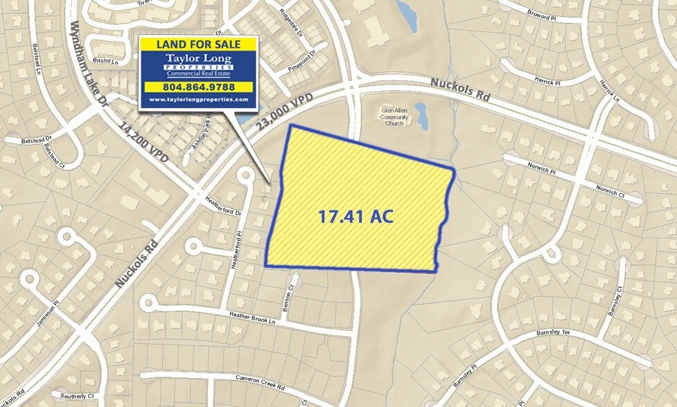 More Photos Of Nuckols Rd & Wyndham Park Dr, Glen Allen Land For Sale