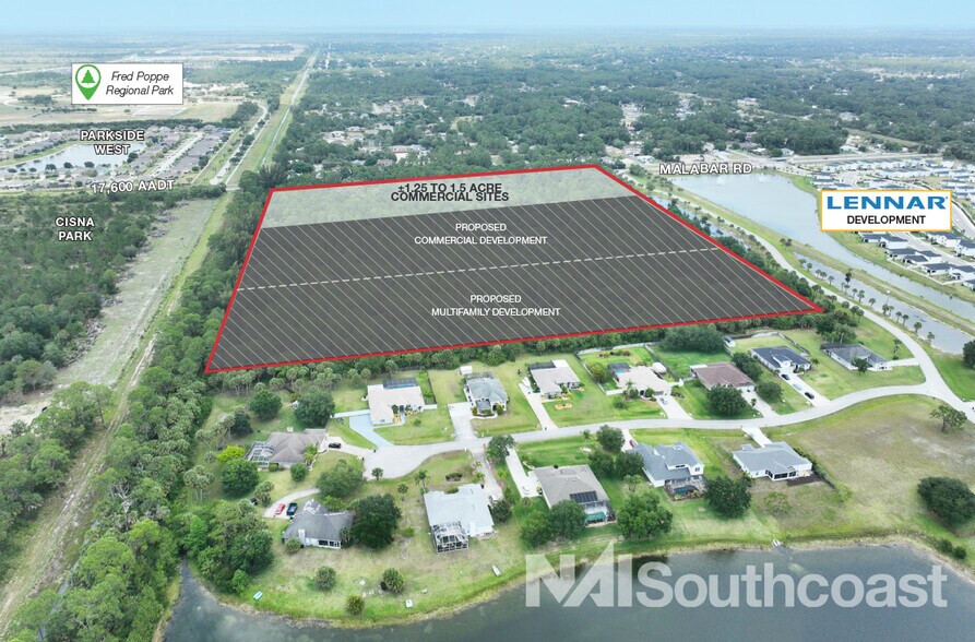 More Photos Of 1843 Malabar rd, Palm Bay Land For Lease