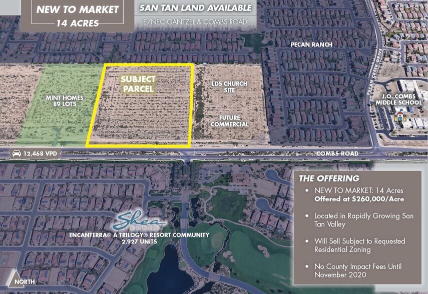 1014 E Combs Rd, Queen Creek, AZ 85242 Land For Sale