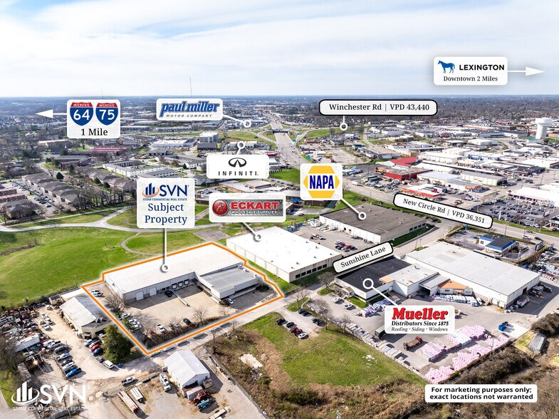 More Photos Of 1460 Sunshine Ln, Lexington Warehouse For Lease