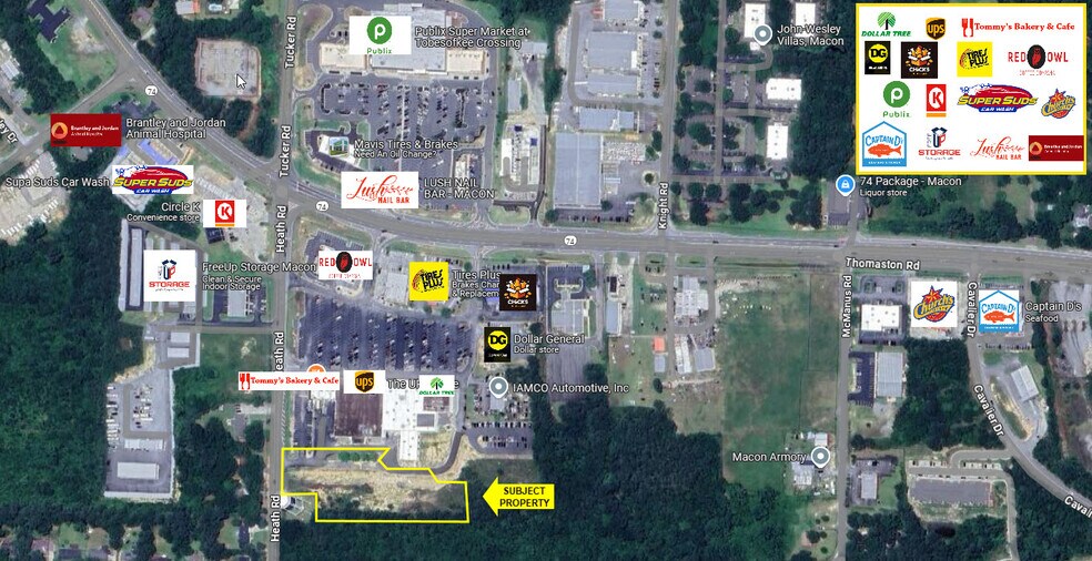 Primary Photo Of 5556 5564 5568 5580 Thomaston Road, Macon-Bibb Land For Sale