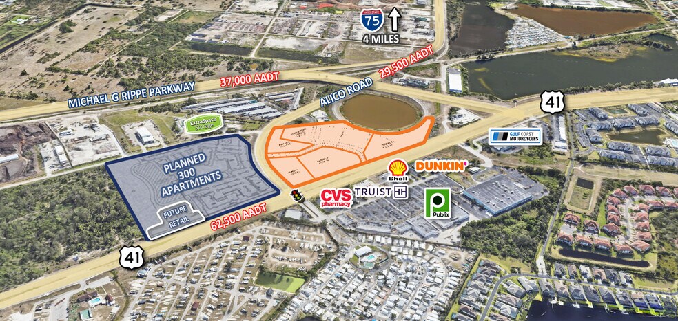 Primary Photo Of SEC of US-41 @ Alico Road, Fort Myers Land For Lease