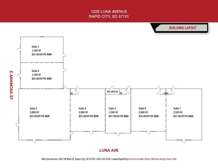 More Photos Of 1225 Luna ave, Rapid City Storefront Retail Office For Lease