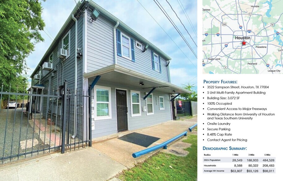 More Photos Of 3522 Sampson St, Houston Apartments For Sale