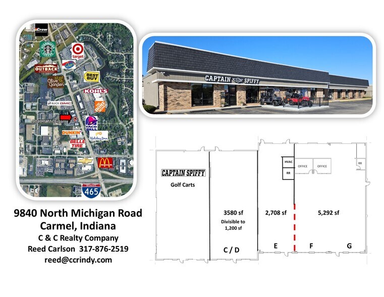 Primary Photo Of 9830 N Michigan Rd, Carmel Unknown For Lease