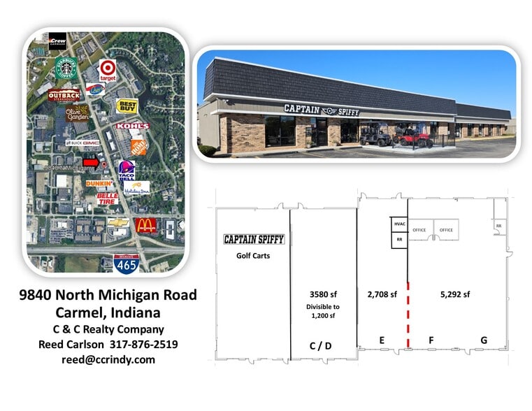 Primary Photo Of 9830 N Michigan Rd, Carmel Unknown For Lease